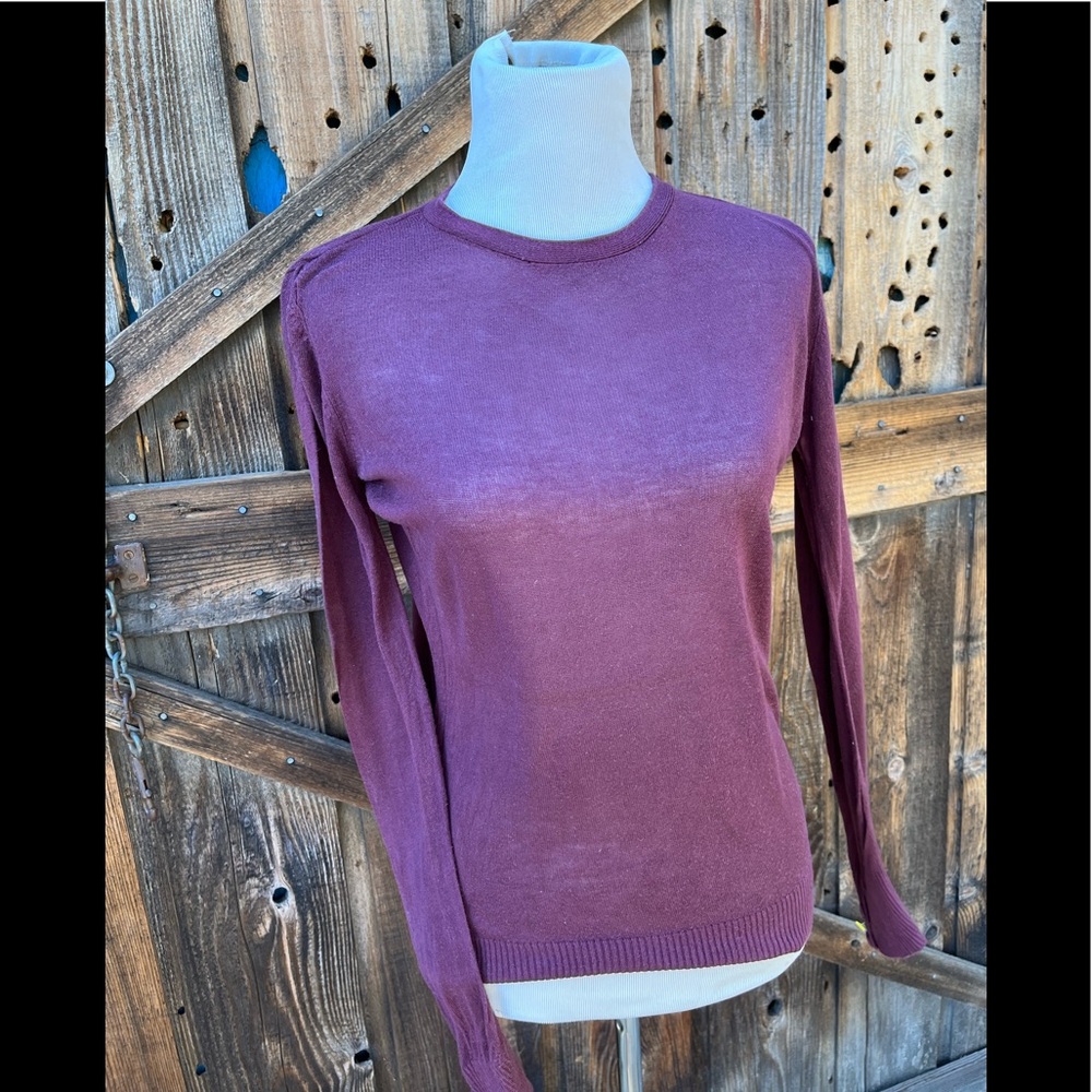 Tex by Max Azria Women Medium M Purple Sweater